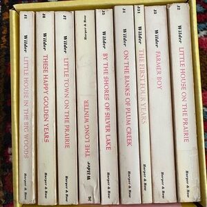 Vintage 1972 Little House on the Prairie Book Set by Harper & Row